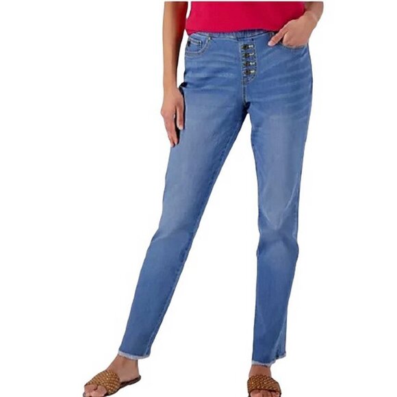 Belle by Kim Gravel Denim - Belle by Kim Gravel TripleLuxe Denim Jeans 10 PETITE (4411)